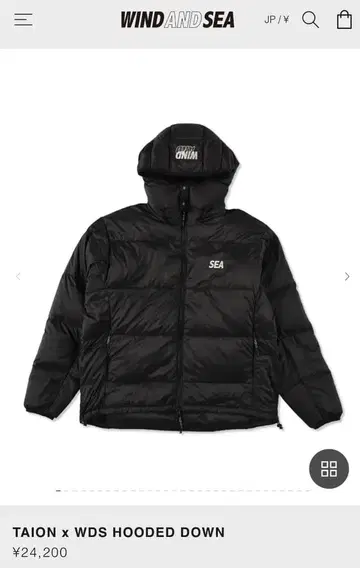25AW TAION x WDS HOODED DOWN