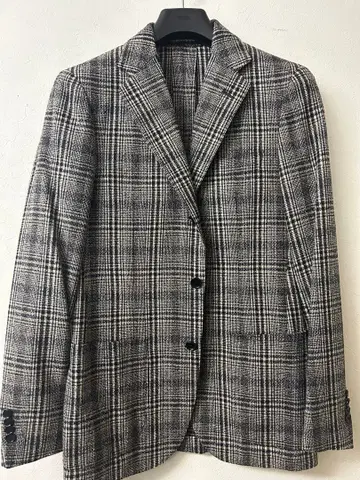 UNITED ARROWS 체크 무늬 테일러드 자켓