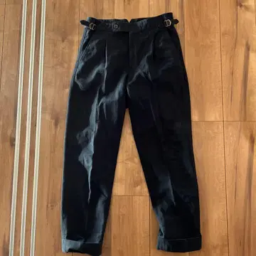 foufou 코튼 슬랙스 사이즈 1 네이비