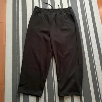 새상품급 UNIQLO C 맨투맨 와이드 팬츠 블랙 3XL 빅 사이즈