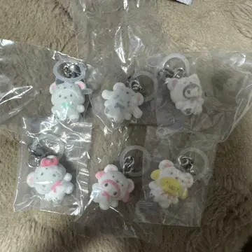 메지루시 액세서리 산리오 캐릭터즈 후와후와 스노우