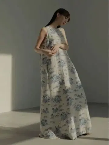 [ louren ] lakeside jacquard dress M