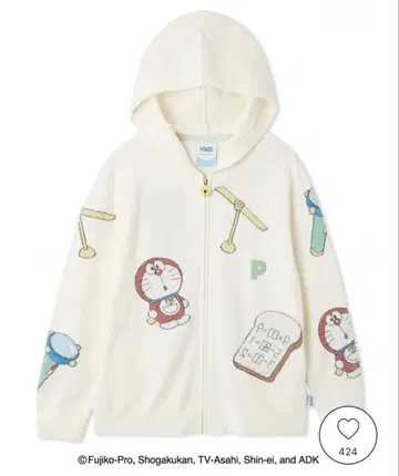 [새상품] 젤라피케 도라에몽 남성용 자카드 후드티 L 사이즈 단종 상품