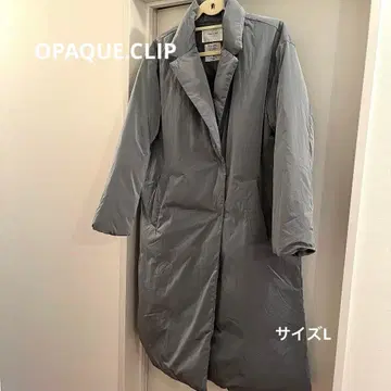OPAQUE.CLIP 그레이 롱 코트