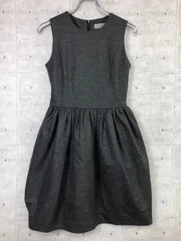 클린 걸 iCHIE 일본제 구제 의류 슬리브리스 울 원피스