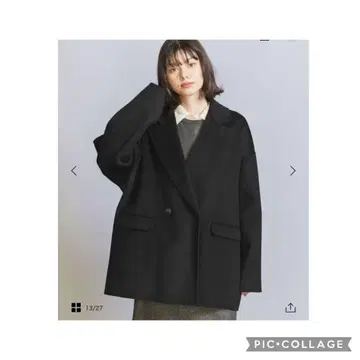 2024 AWBEAUTY&YOUTH 리버 테일러드 미들 코트