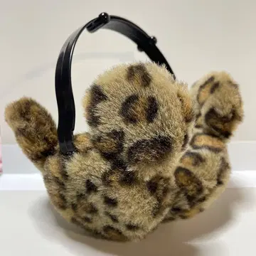 도쿄 디즈니 리조트 미키 귀도리 레오파드 무늬