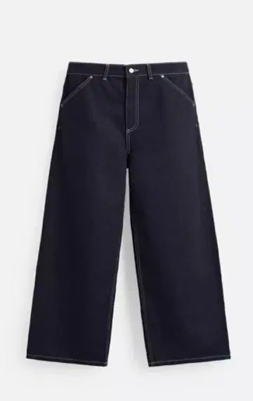 즉시 완판 아이템 ZARA 와이드 레그 데님 팬츠 31 배기 데님