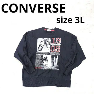 268 CONVERSE 네이비 맨투맨 3L