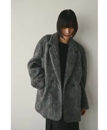 스타일 믹서기 샤기 자켓