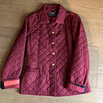 Salvatore Ferragamo 보르도 퀼팅 자켓 42