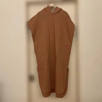 할리우드 런치 마켓 후드 부착 원피스 오렌지 브라운 계열