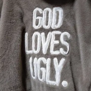 GYDA 에코 퍼 블루종 후드티