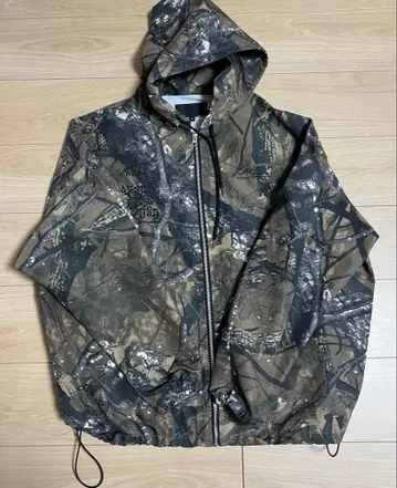 리얼트리 후드 부착 나일론 자켓