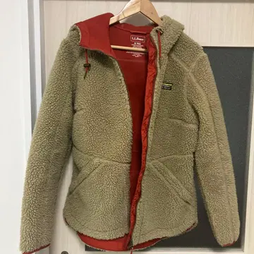 L.L.Bean 플리스 자켓 M REG 베이지/레드