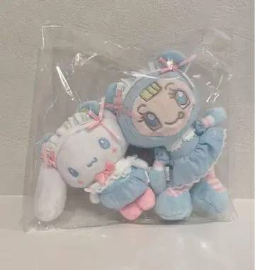 산리오 메조 피아노 마스코트 홀더 시나몬 블루베리에짱 스카이블루