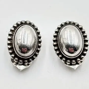 GEORG JENSEN 59 오벌 실버 귀찌 925S