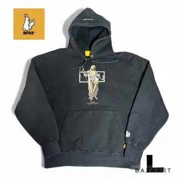 #FR2 에프알2 스모킹스컬 사신 후드티 블랙 L