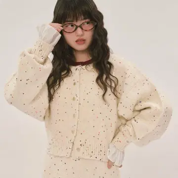 로앙뉴이 스팽글 니트 셋업 로앙뉴이