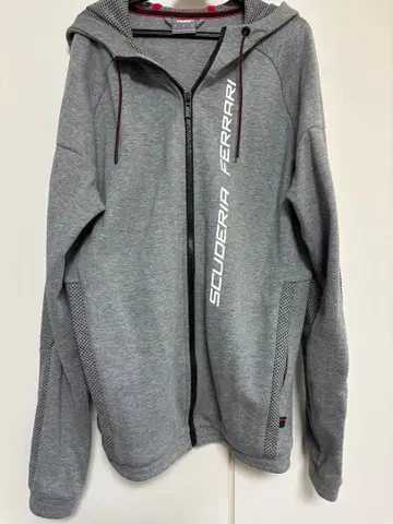 PUMA Ferrari 콜라보 후드티 그레이