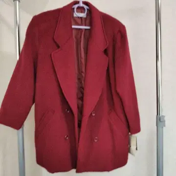 [ 미사용 ] 알파카 울 더블 브레스트 코트 9호