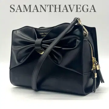 SAMANTHAVEGA 사만사베가 숄더백 카메라백 리본