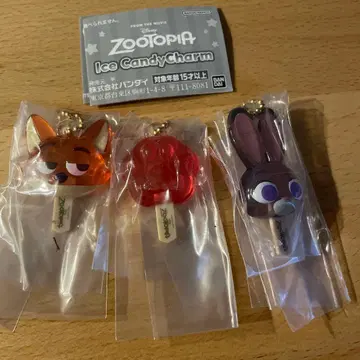 주토피아 아이스캔디 참 3종