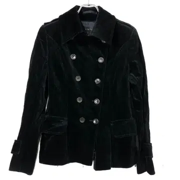 00년대 MARIO MATTEO 구제 의류 벨벳 더블 브레스트 자켓