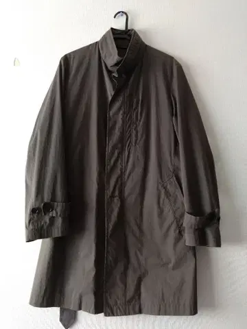 다크 그레이 스텐카라 코트 벨트 포함