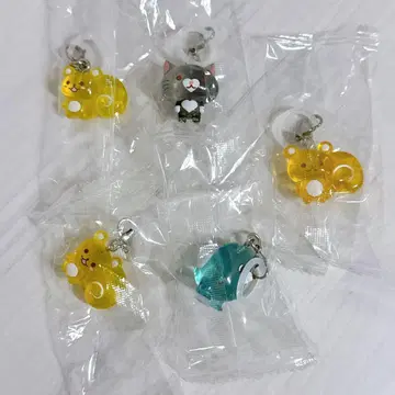 토끼 모피 메지루시 액세서리