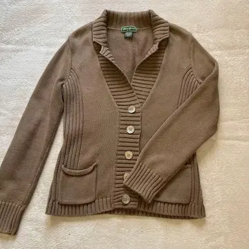 Eddie Bauer 베이지 가디건 Petite
