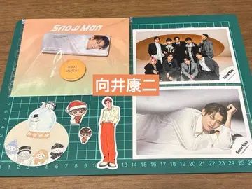 SnowMan 무카이 코지 캔뱃지 오프샷 스티커