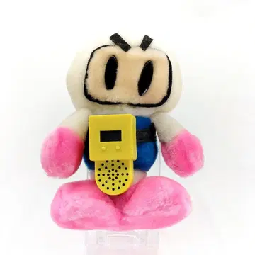 당시 봄버맨 봉제 인형 알람 시계 1995년 허드슨 현 상태품