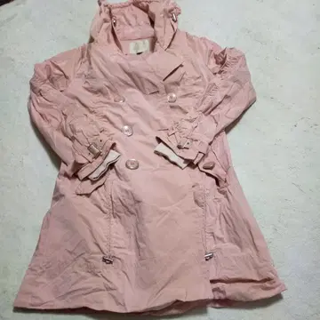 Jetlabel 핑크 트렌치코트 38