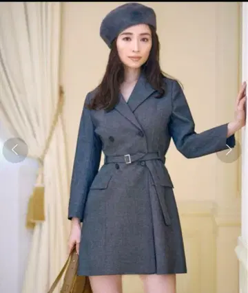 스나이델 자켓 미니 원피스