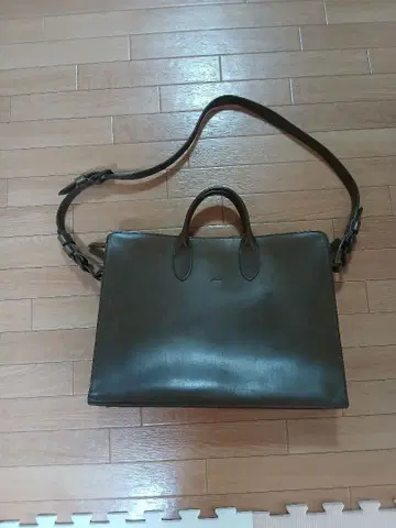 단 겐텐 천연 가죽 비즈니스 백