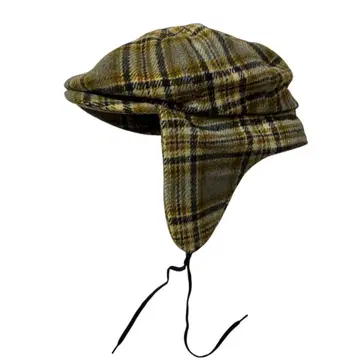 70s 80s 프랑스제 귀마개 울 헌팅캡 58 그레이