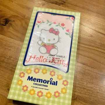 [ 초 레어 ] 헬로키티 페이스 타월 일본제