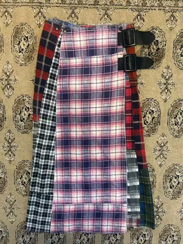 레어! 니들스 랩스커트 구제 의류 셔츠 리메이크