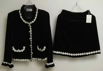 GALLERY VISCONTI 레이스 셋업 빈티지 새상품 M 블랙