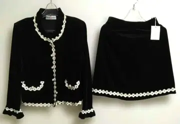 GALLERY VISCONTI 레이스 셋업 빈티지 새상품 M 블랙