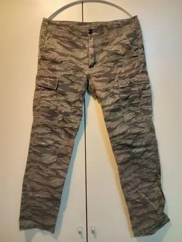 AZUL 아줄 타이거 카모 카고 팬츠 S 사이즈