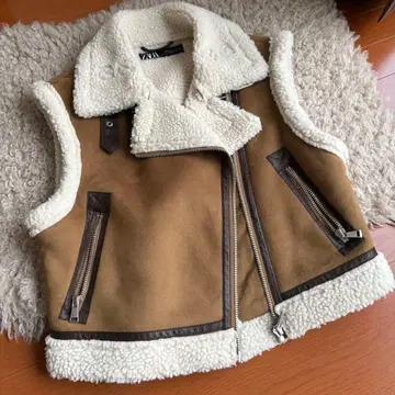 ZARA 자라 무스탕 보아 베스트