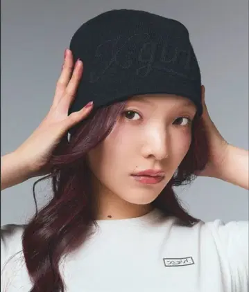 Xgirl 니트 모자 비니 블랙