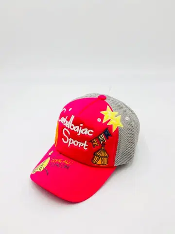 새상품 CASTELBAJAC 까스텔바작 메쉬 캡 오페라 핑크