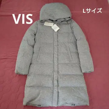 비스 후드 부착 다운 코트