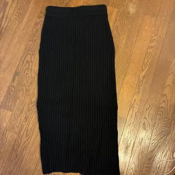 울 캐시미어 니트 스커트