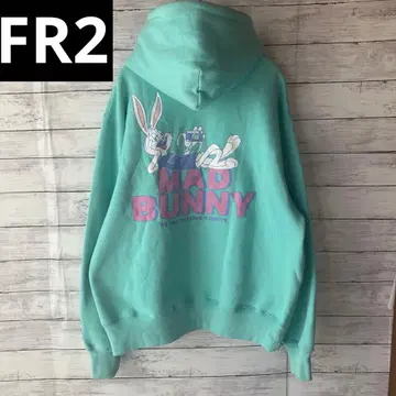 FR2 후드 맨투맨 MADBUNNY 민트