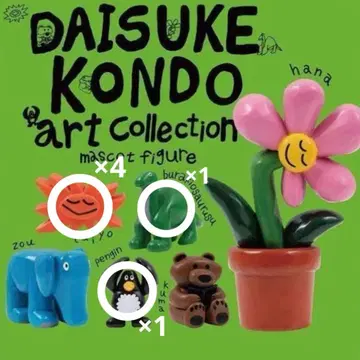 Daisuke Kondo 아트 컬렉션 마스코트 피규어