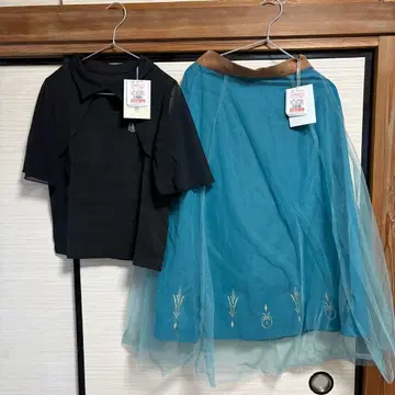 치하루 시마무라 안나와 눈의 여왕 엘사 스커트 상의